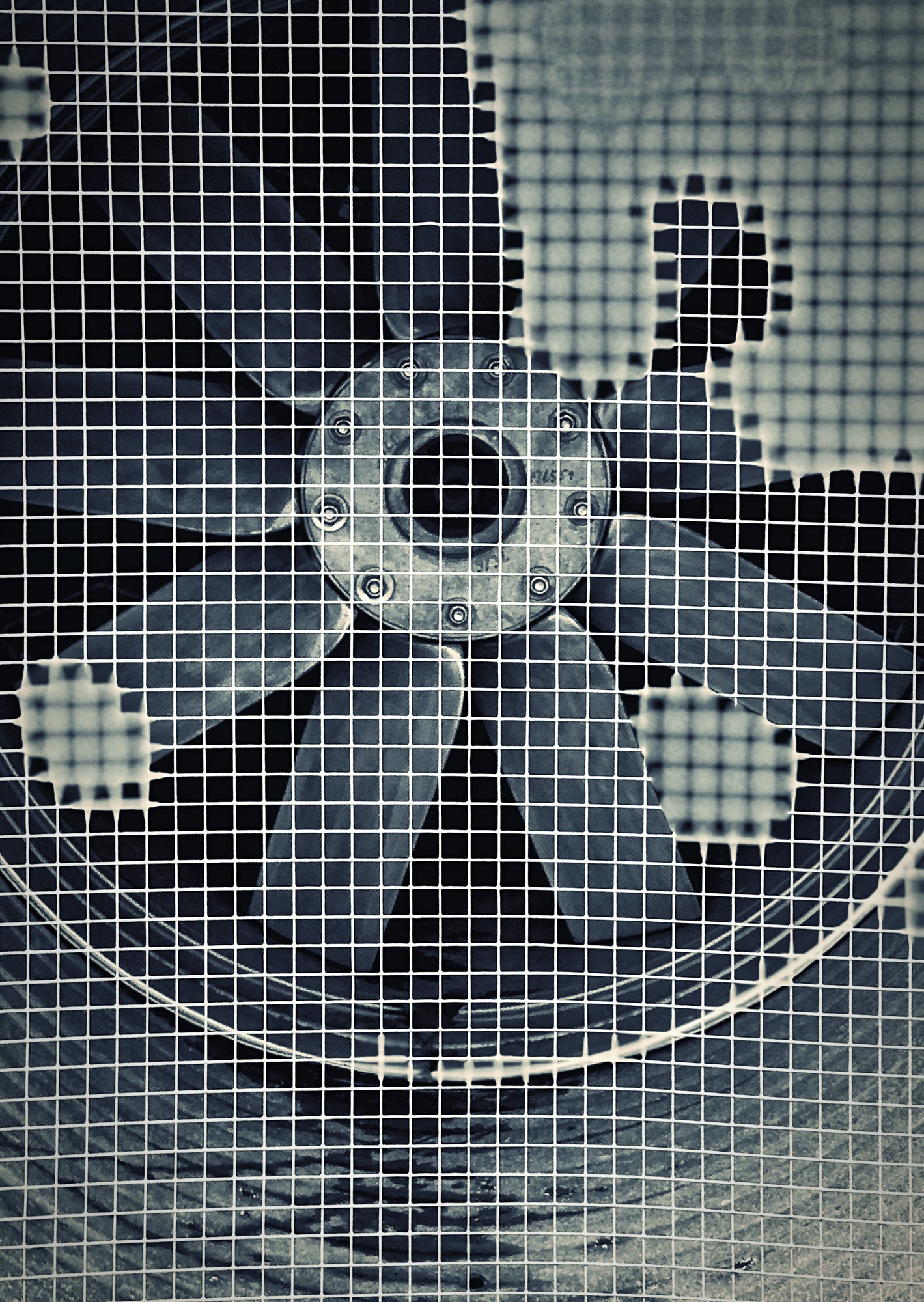 Ventilator in einer Maschine